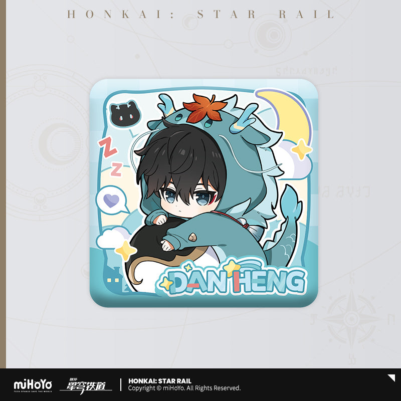 【予約】崩壊スターレイル 男子寮シリーズ Q版スクエア缶バッジ