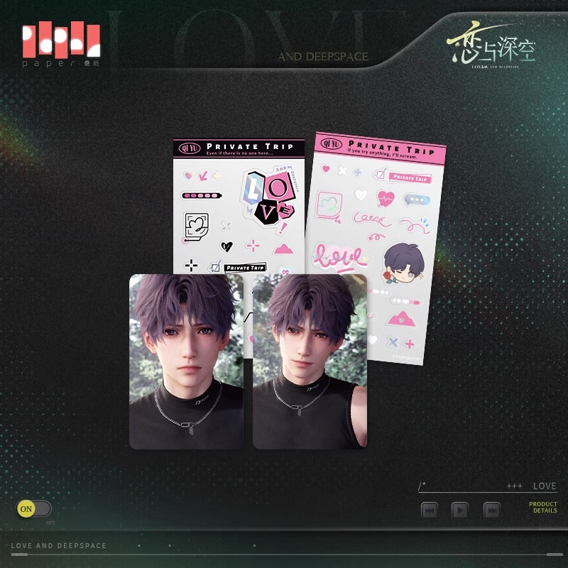 【予約】恋と深空 心速失衡シリーズ フォトカードステッカーセット