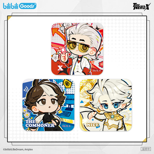 bilibiliGoods TO BE HERO X アニメ HERO NEXUSシリーズ Q版スクエア缶バッジ 1BOX