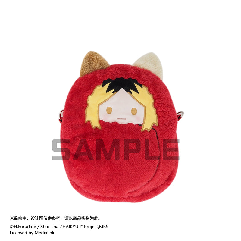 【予約】TAPIOCA 中国限定 ハイキュー!! 手のひら動物園 おくるみ ぬいぐるみ 痛バッグ ショルダー