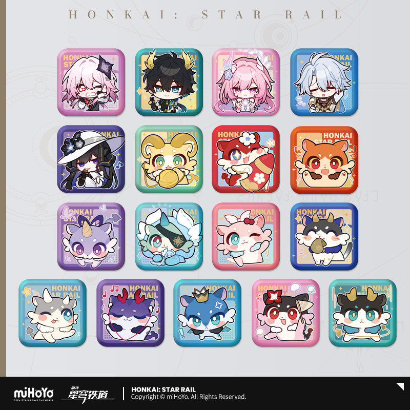 崩壊：スターレイル パムの展覧館シリーズ スクエア缶バッジ – Aitai