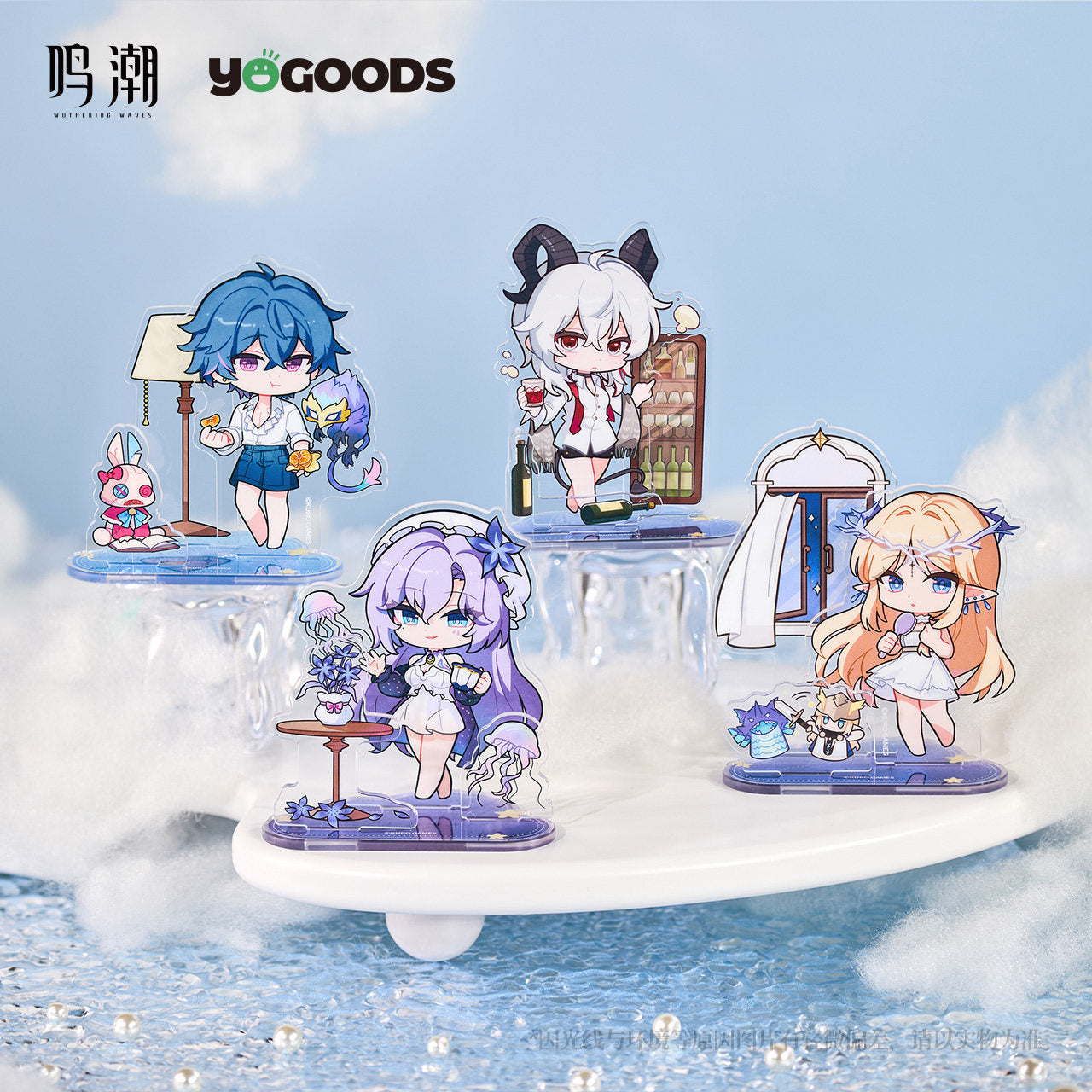 鳴潮 × Yogoods 真夏夜の歌シリーズ デフォルメ アクリルスタンド KURO