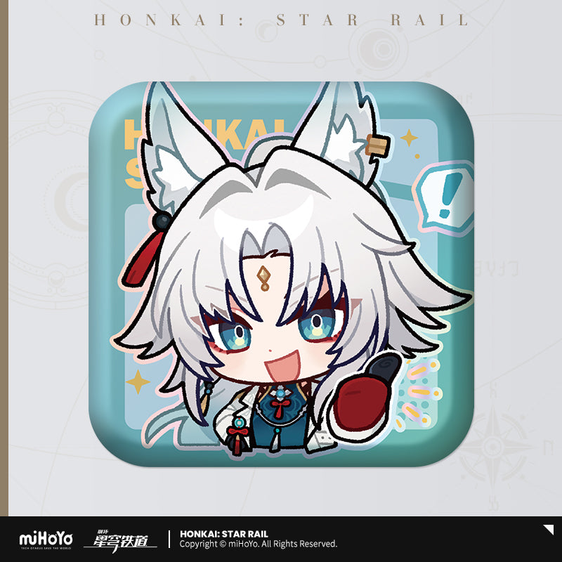 【予約】崩壊スターレイル パムの展覧館シリーズ スクエア缶バッジ(全66種)