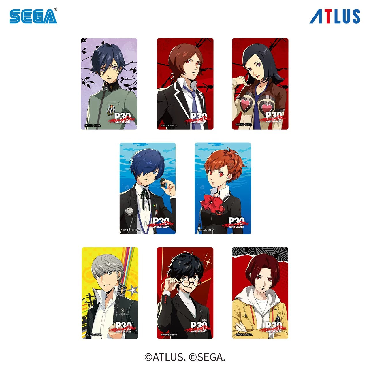SEGA Store 中国限定 ペルソナ30周年 キャラクターダブルホログラム缶バッジ ランダム1種