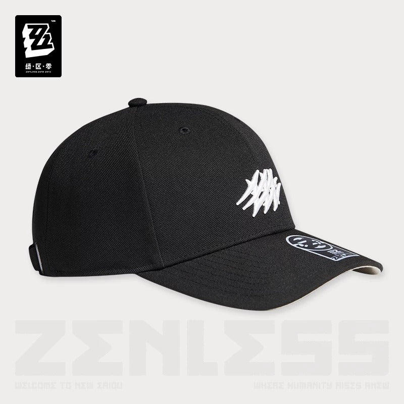 【ゼンレスゾーンゼロ】3Z STUDIO 2026SSシリーズ 刺繍ベースボールキャップ ブラックカーブバイザー スクエアクラウン(男性)