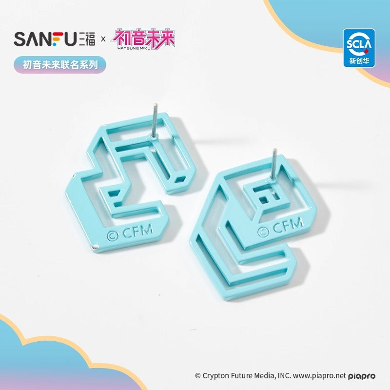 【予約】初音ミク 中国限定 SANFUコラボ 39ピアス