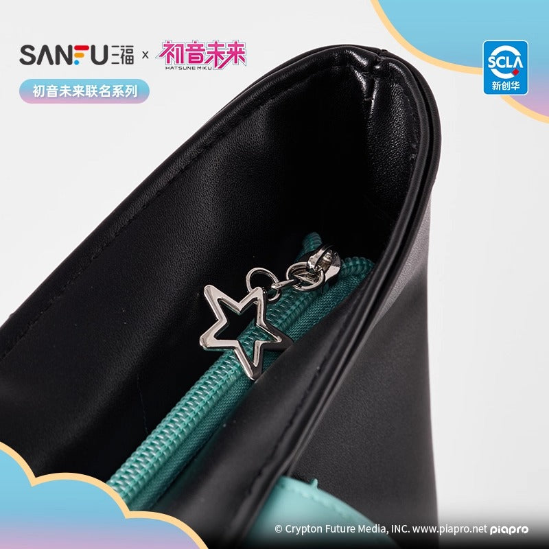 【予約】初音ミク 中国限定 SANFUコラボ 音符PUトート痛バッグ