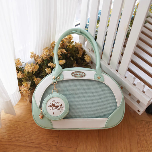 【予約】morning glory ワンちゃんフリスビー スポーティー2WAY痛バッグ 全10色(缶バッジケース付き)