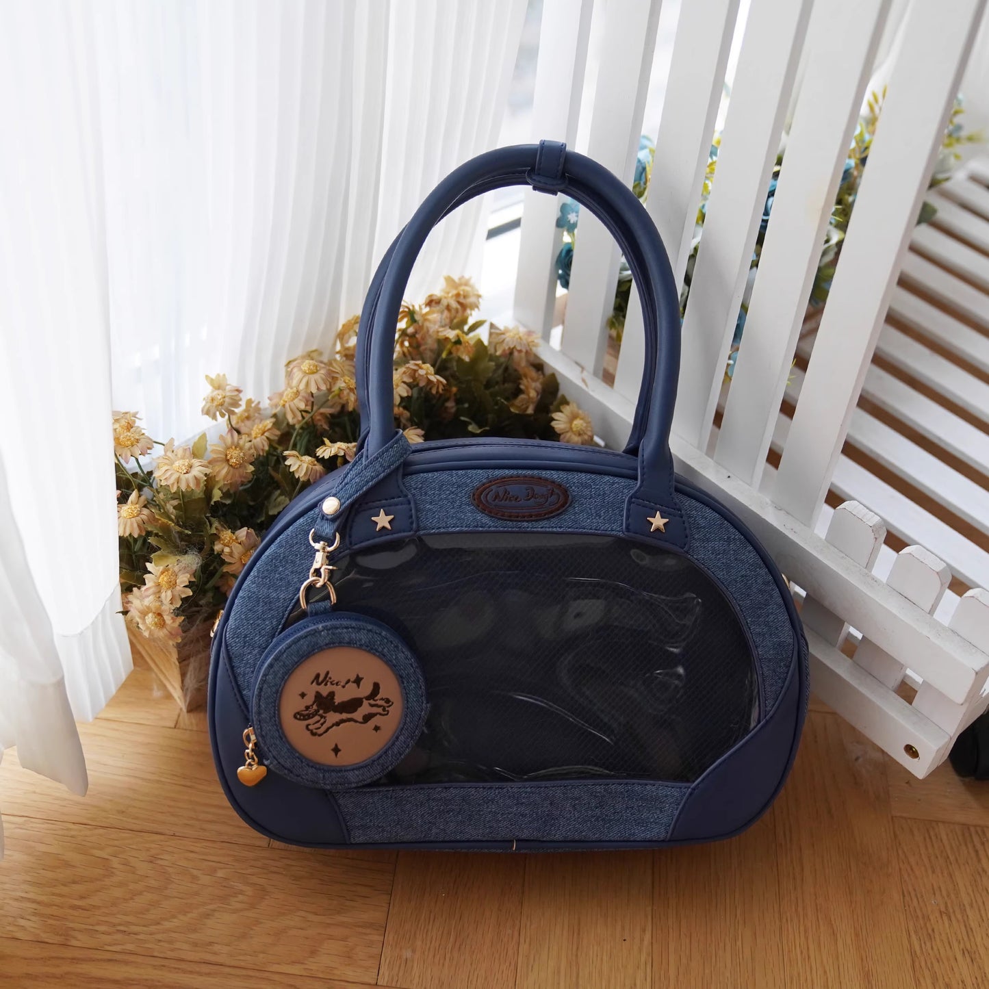 【予約】morning glory ワンちゃんフリスビー スポーティー2WAY痛バッグ 全10色(缶バッジケース付き)