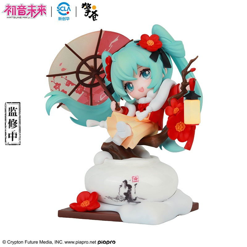 【予約】擎蒼 初音ミク 雪映紅梅 Q版フィギュア