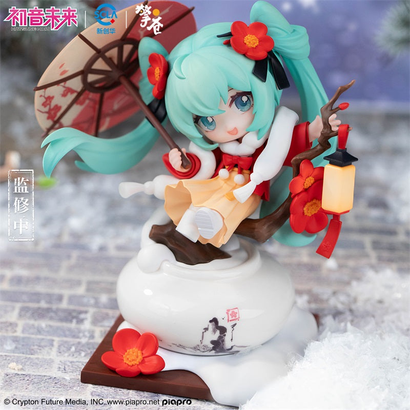 【予約】擎蒼 初音ミク 雪映紅梅 Q版フィギュア