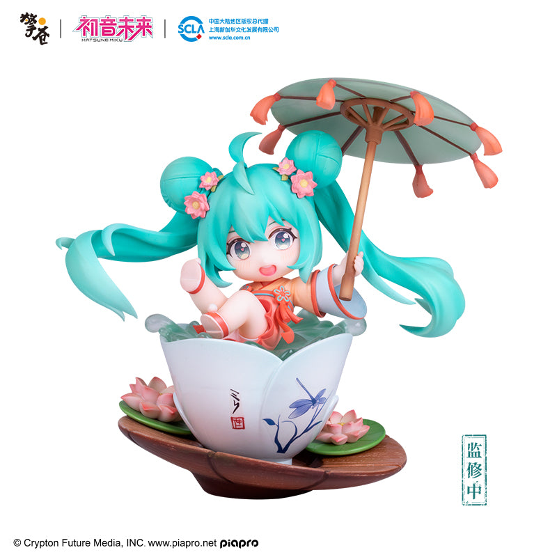 【予約】擎蒼 初音ミク 荷塘嬉戯 Q版フィギュア