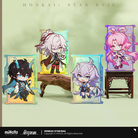【予約】崩壊スターレイル 列车环游记シリーズ デフォルメホロカード（全4種）