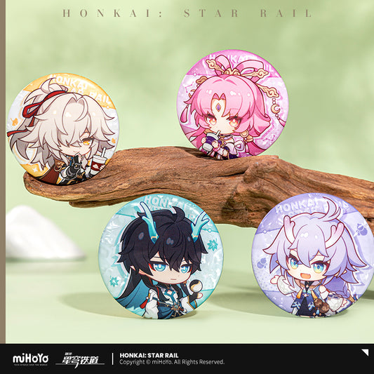 【予約】崩壊スターレイル 列车环游记シリーズ デフォルメ缶バッジ（全4種）