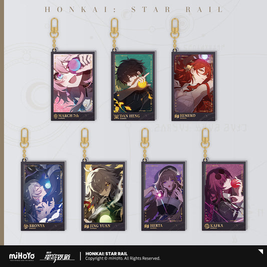【予約】崩壊スターレイル 发车倒计时シリーズ ラメオイルインアクリルキーホルダー（全7種）