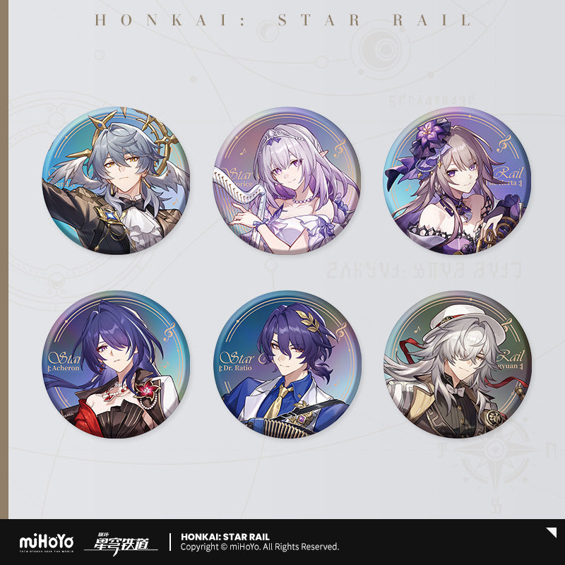 【予約】崩壊スターレイル 星铁LIVEシリーズ 缶バッジ