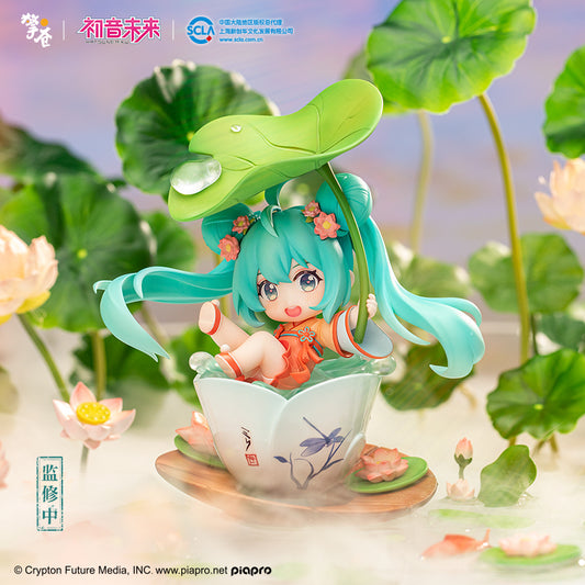 【予約】擎蒼 初音ミク 荷塘嬉戯 Q版フィギュア