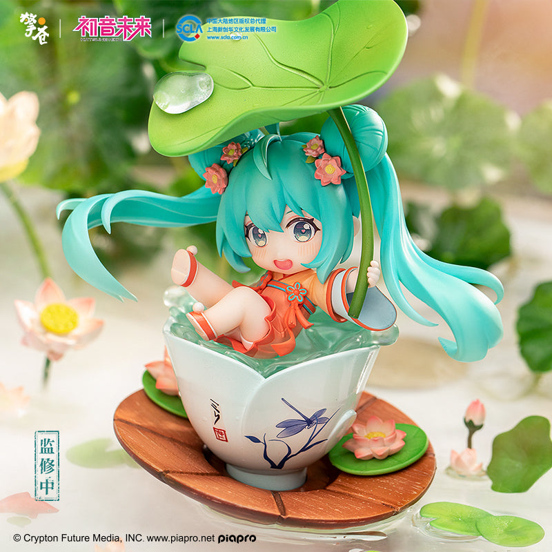 【予約】擎蒼 初音ミク 荷塘嬉戯 Q版フィギュア