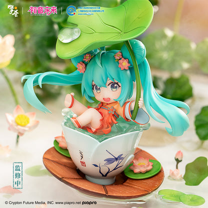 【予約】擎蒼 初音ミク 荷塘嬉戯 Q版フィギュア
