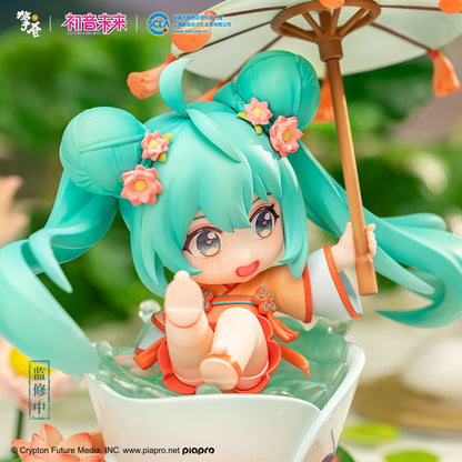 【予約】擎蒼 初音ミク 荷塘嬉戯 Q版フィギュア