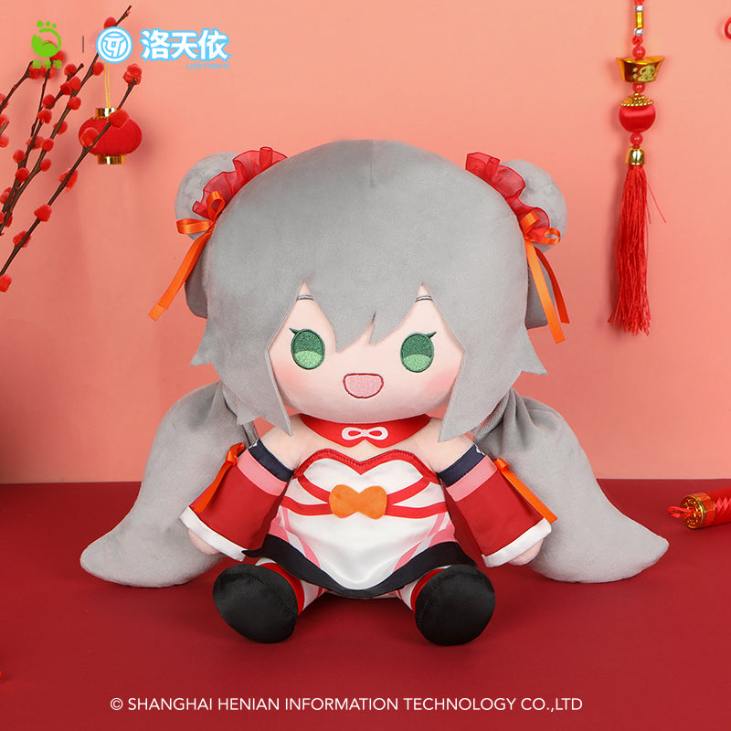 【予約】蒼妹児 洛天依 灯火春澜シリーズ お座りぬいぐるみ