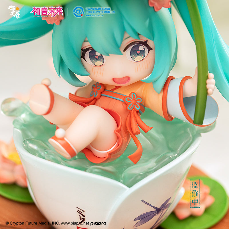 【予約】擎蒼 初音ミク 荷塘嬉戯 Q版フィギュア