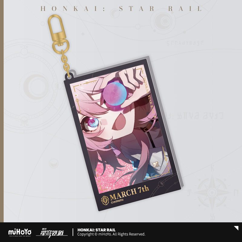 【予約】崩壊スターレイル 发车倒计时シリーズ ラメオイルインアクリルキーホルダー（全7種）