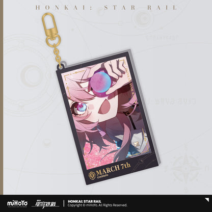 【予約】崩壊スターレイル 发车倒计时シリーズ ラメオイルインアクリルキーホルダー（全7種）