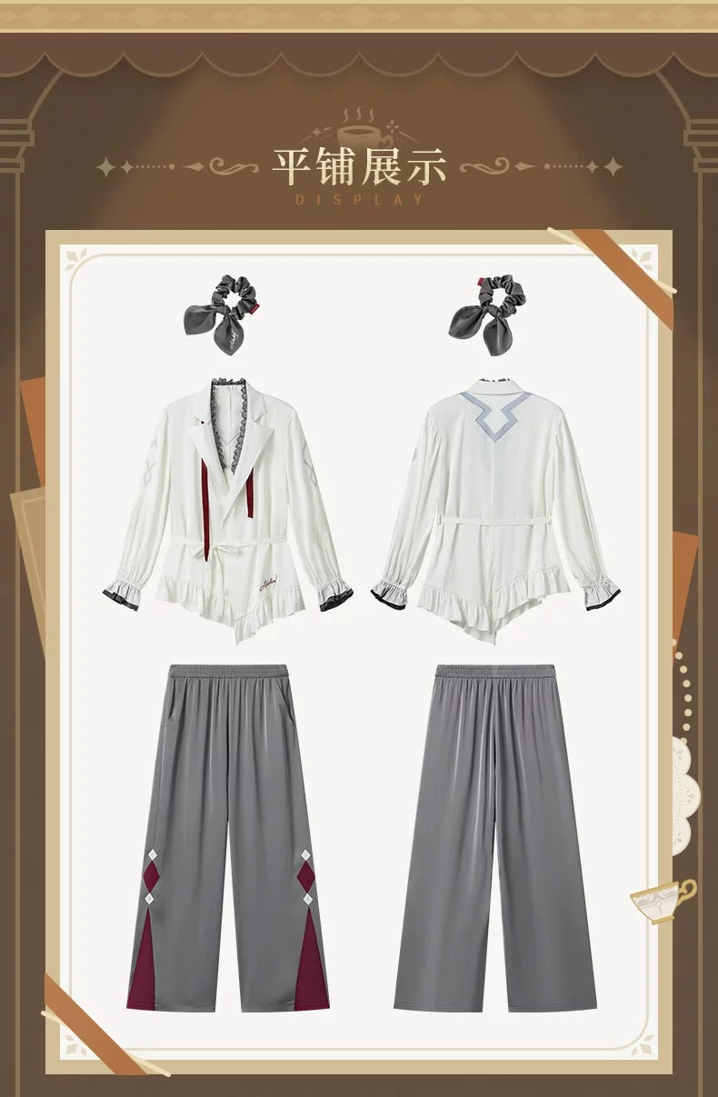 原神 夜畔の茶話シリーズ ルームウェアセット（シュシュ付き） アルレッキーノ