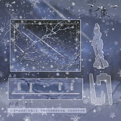 BeautyGoods 雪の縁 アクリルフレーム大 6インチ
