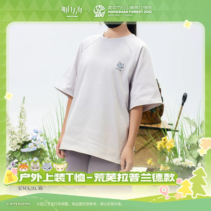 アークナイツ×紅山動物園 アウトドアTシャツ 荒蕪ラップランド