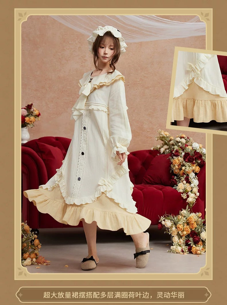 原神 夜畔の茶話シリーズ ルームワンピースセット（ナイトキャップ付き） サンドローネ