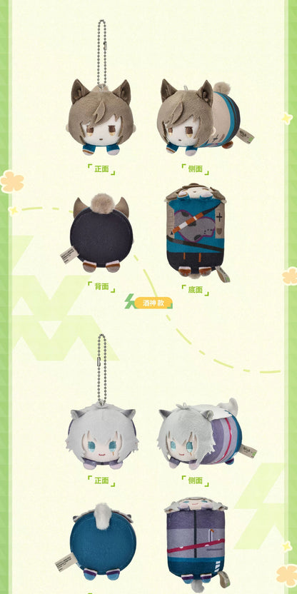 アークナイツ×紅山動物園 寝そべりぬいぐるみマスコット