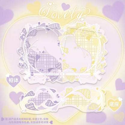 BeautyGoods Lovelyシリーズ ペアアクリルフレーム カードサイズ