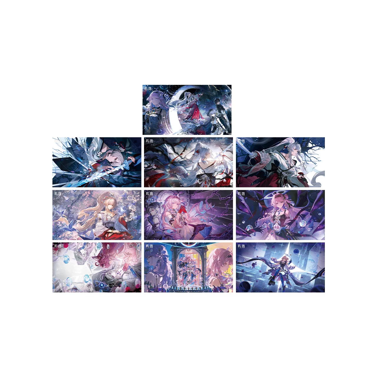 鳴潮 KURO GAMES 共鳴者テーマ イラストポストカードセット