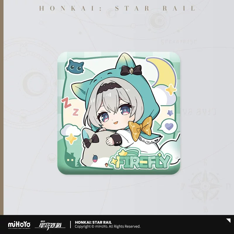 崩壊：スターレイル 女子寮シリーズ デフォルメスクエア缶バッジ