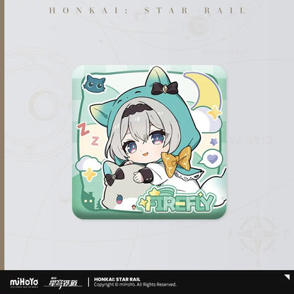 崩壊：スターレイル 女子寮シリーズ デフォルメスクエア缶バッジ