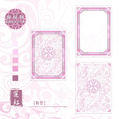 BeautyGoods 格子窓 アクリルフレーム カードサイズ