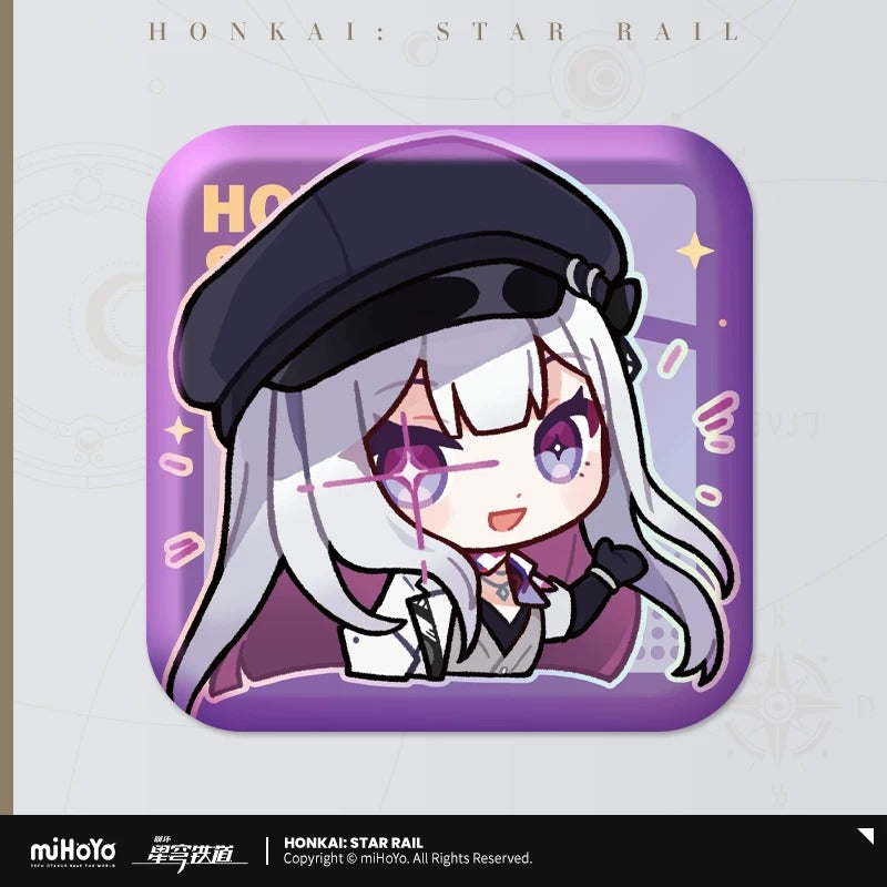 崩壊：スターレイル パムの展覧館シリーズ スクエア缶バッジ Ver.4.6