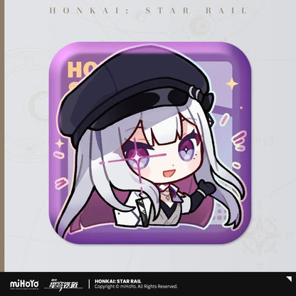 崩壊：スターレイル パムの展覧館シリーズ スクエア缶バッジ Ver.4.6
