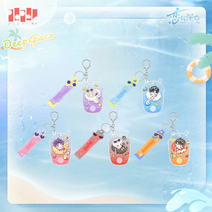恋と深空 浮光小憩シリーズ ウォーターゲーム風キーホルダー