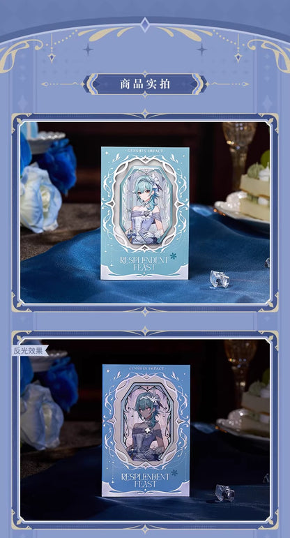 原神「璀夜華宴」シリーズ・エウルア 浮き彫りリフレクター缶バッジ