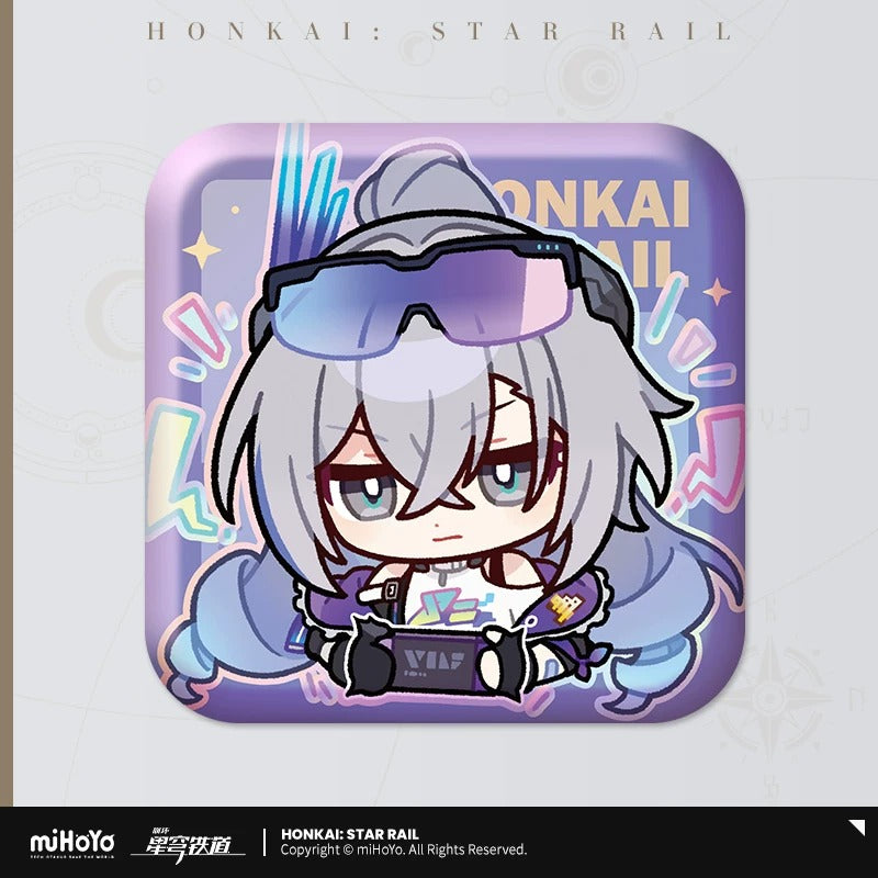 崩壊：スターレイル パムギャラリーシリーズ スクエア缶バッジ Ver.4.0