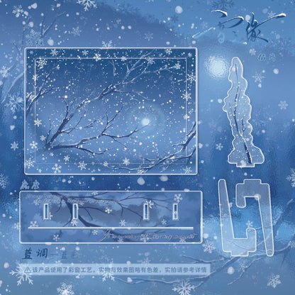 BeautyGoods 雪の縁 アクリルフレーム大 6インチ