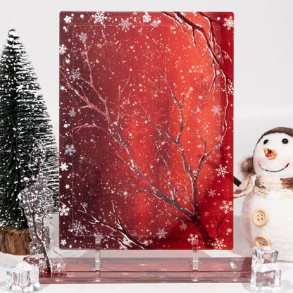 BeautyGoods 雪の縁 アクリルフレーム大 6インチ