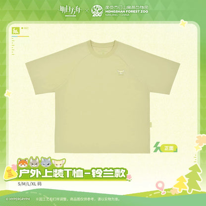 アークナイツ×紅山動物園 アウトドアTシャツ スズラン