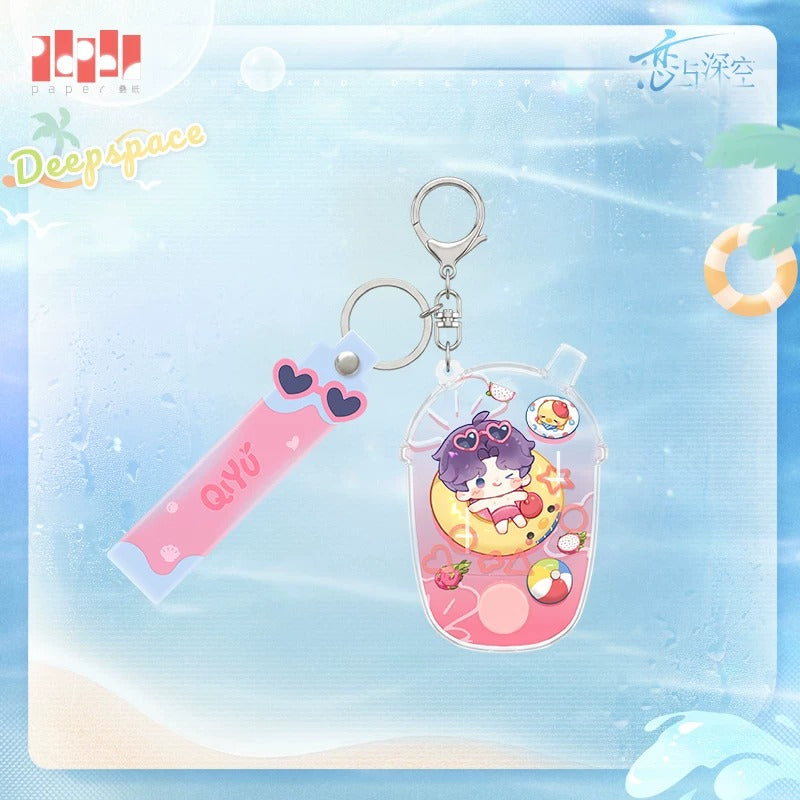 恋と深空 浮光小憩シリーズ ウォーターゲーム風キーホルダー