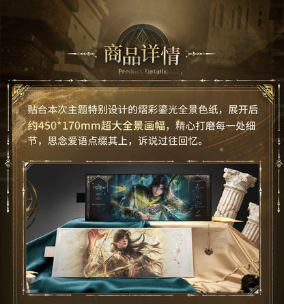 恋と深空 レイ・終焉の神シリーズ 箔押しパノラマ色紙