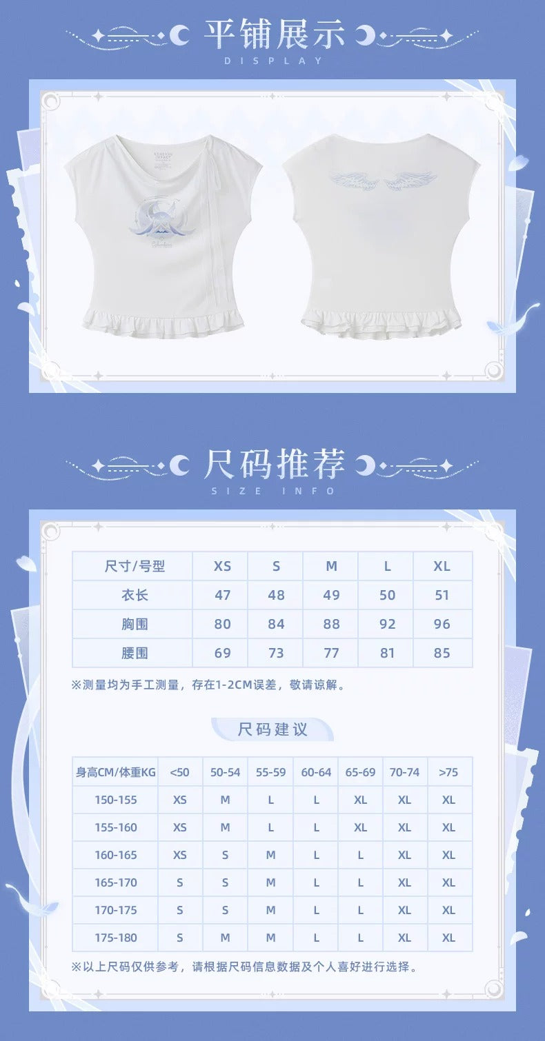 原神 コロンビーナ イメージシリーズ スリム半袖Tシャツ