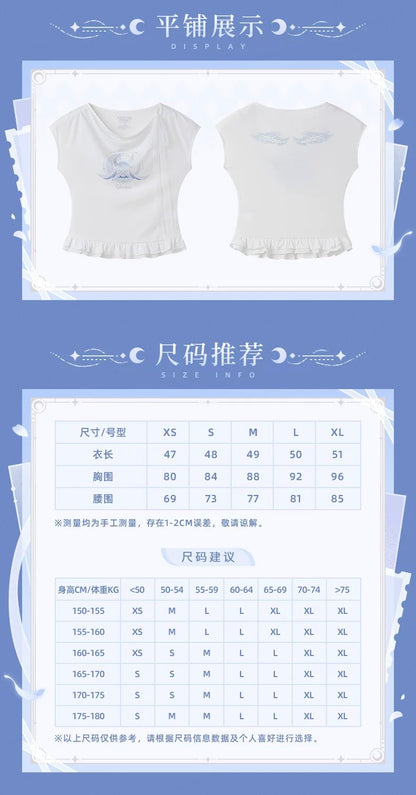原神 コロンビーナ イメージシリーズ スリム半袖Tシャツ